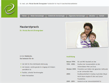 Tablet Screenshot of hautarztpraxis-graz.at